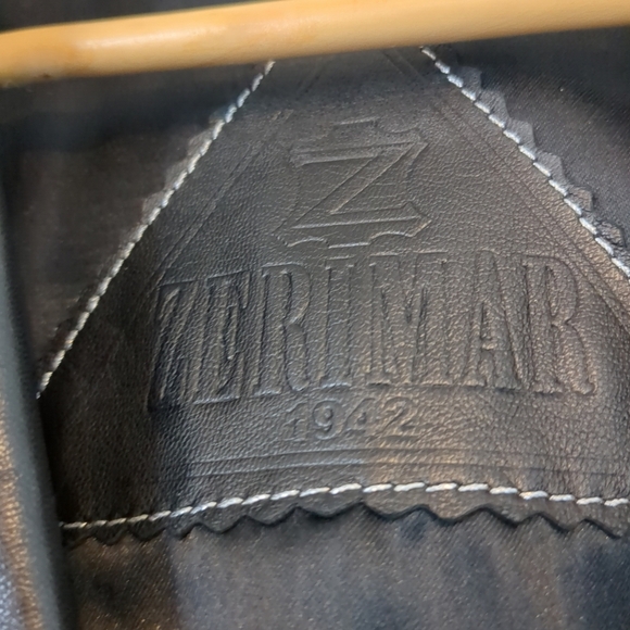 Zerimar Leather Jacket Women's Small Black Stitching Spanish Matrix Biker Party - Picture 6 of 10